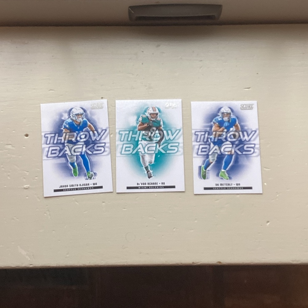 Topps Throw Backs Football Cards - Blue and White